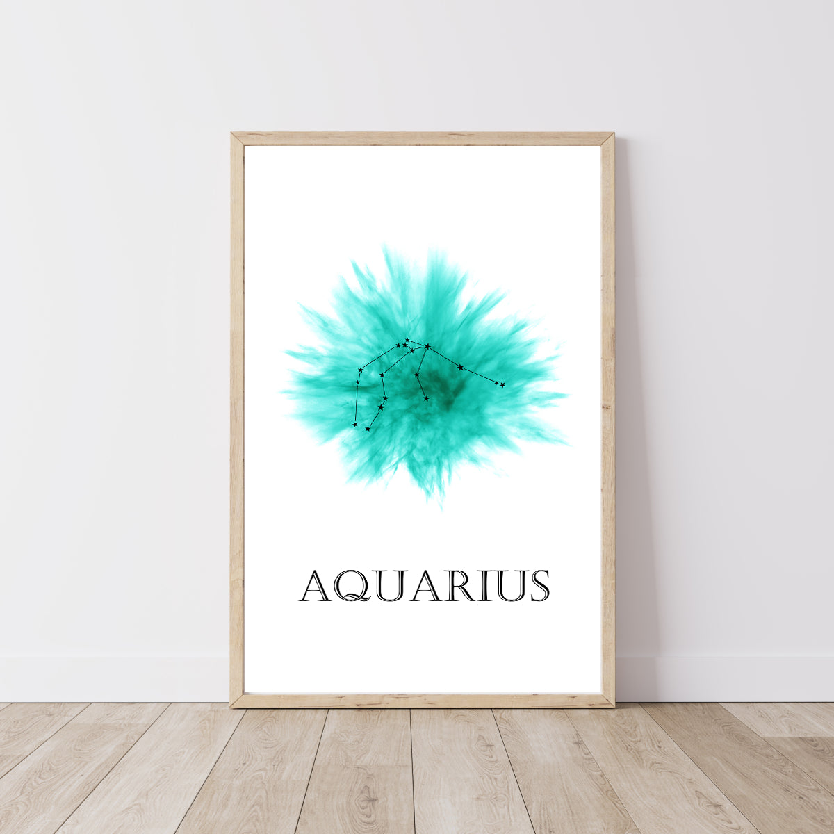 Aquarius on White