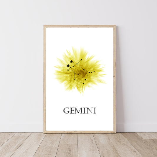 Gemini on White