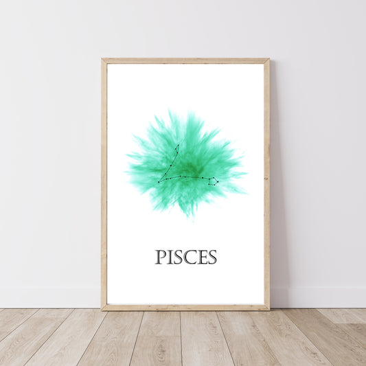 Pisces on White