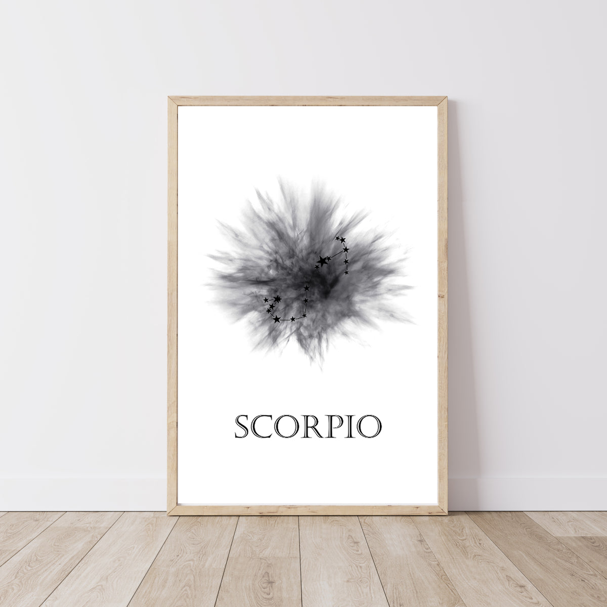 Scorpio on White