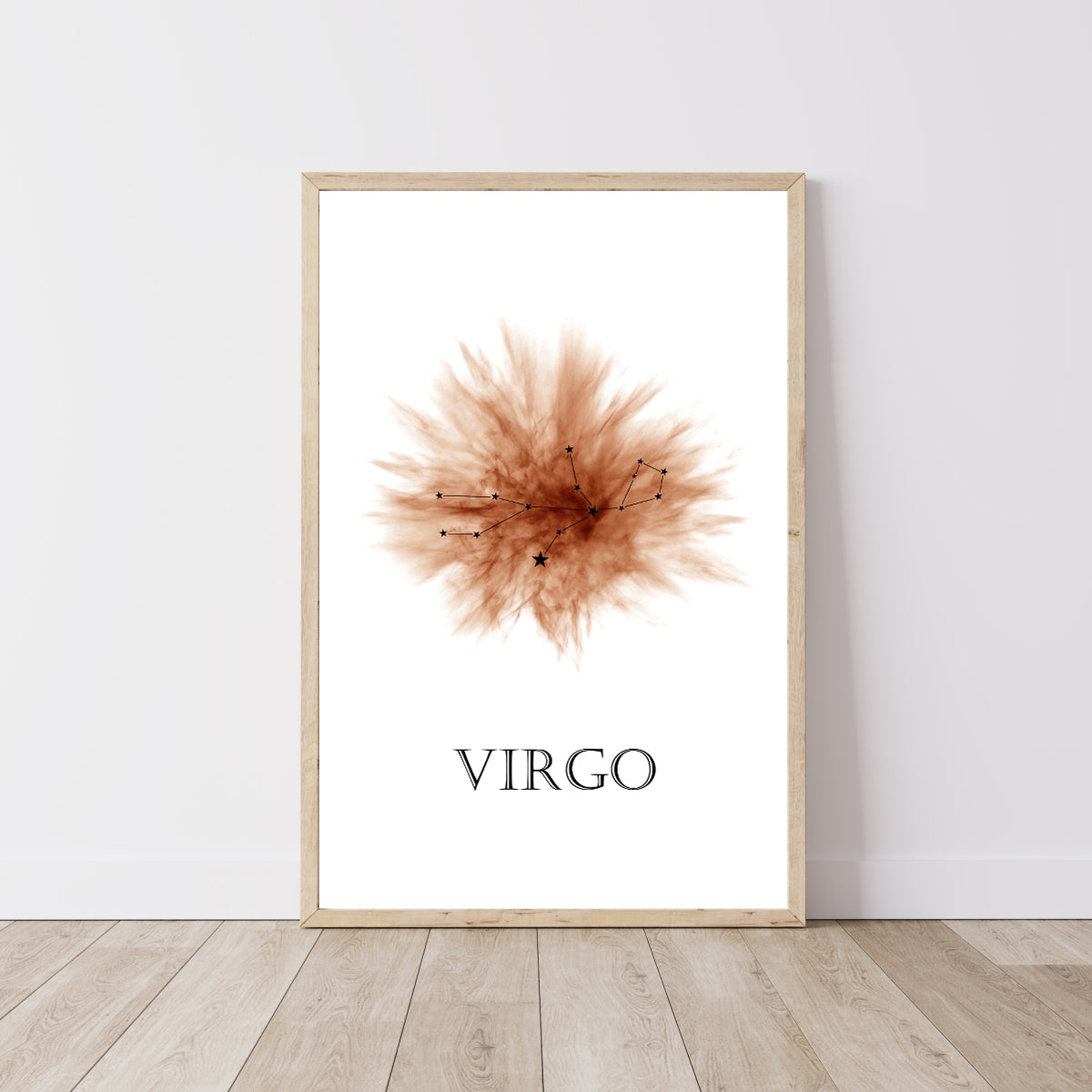 Virgo on White