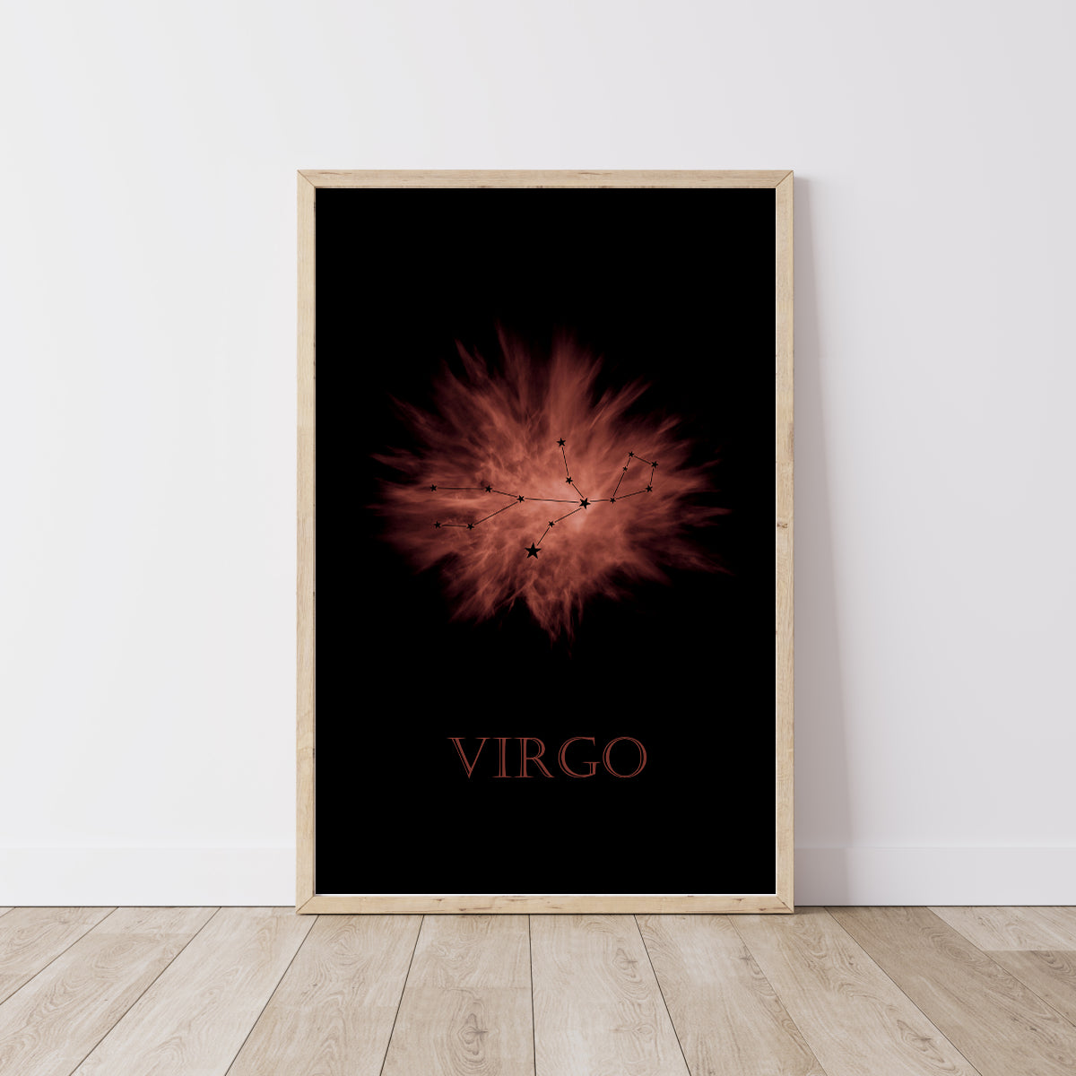 Virgo on Black