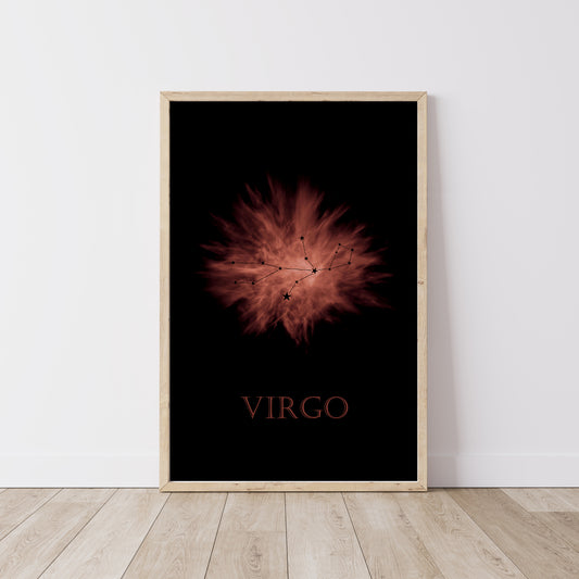 Virgo on Black